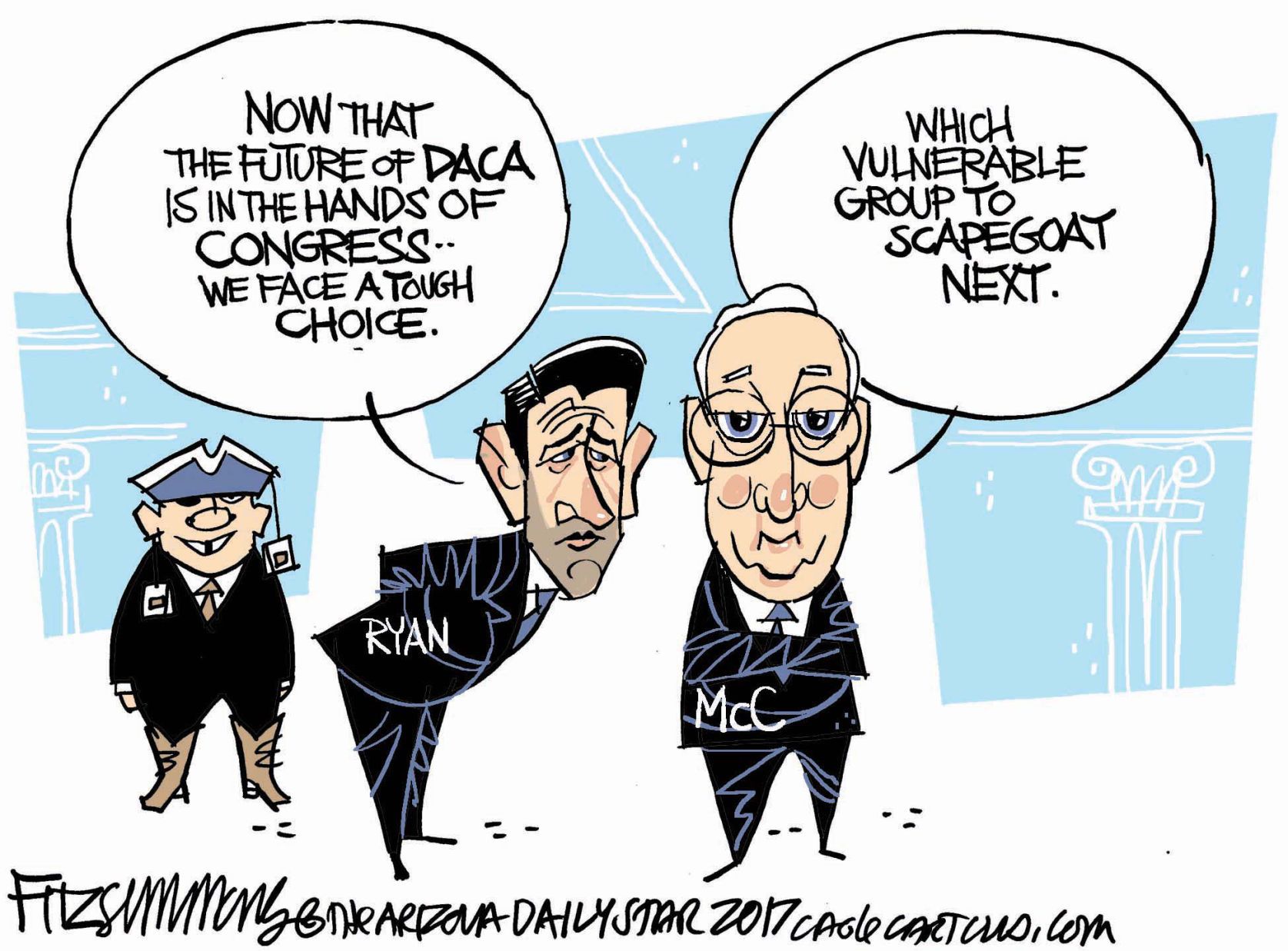Daily Fitz Cartoon: Dreamers